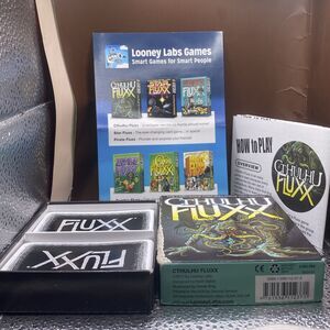 Cthulhu Fluxx Card Game by Looney Labs USA 2-6 Players Ages 13 to Adult 2012